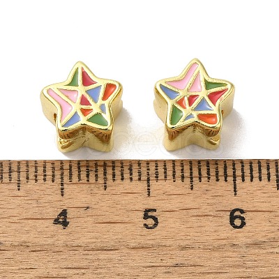 Brass Beads KK-H487-05G-1