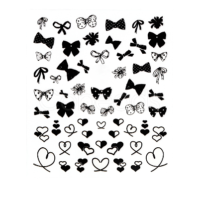 3D Black Transfer Stickers Decals MRMJ-R090-59-DP3225-1