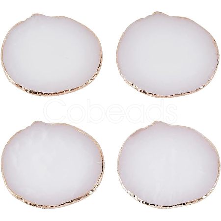 CHGCRAFT Resin Imitation Agate Coasters for Drinks MRMJ-CA0001-33-1