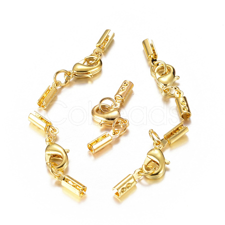 Brass Lobster Claw Clasps KK693-G-1