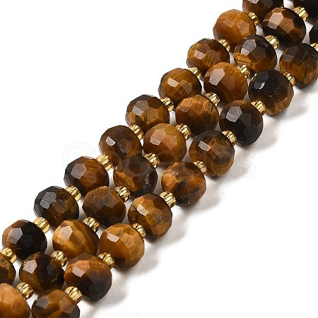 Natural Tiger Eye Beads Strands G-P508-A01-01-1