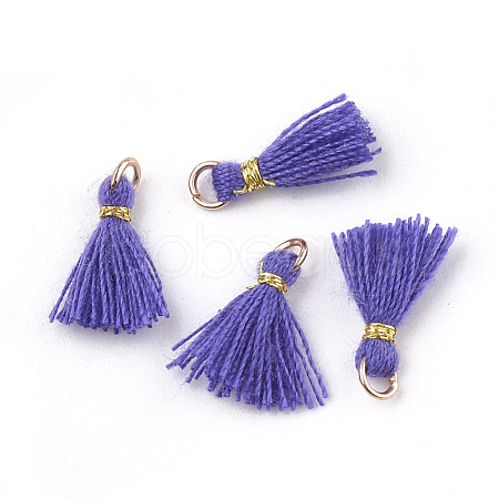 Polycotton(Polyester Cotton) Tassel Pendant Decorations FIND-S281-06-1