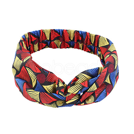 Boho Printed Polyester and Spandex Headbands OHAR-PW0007-34D-1
