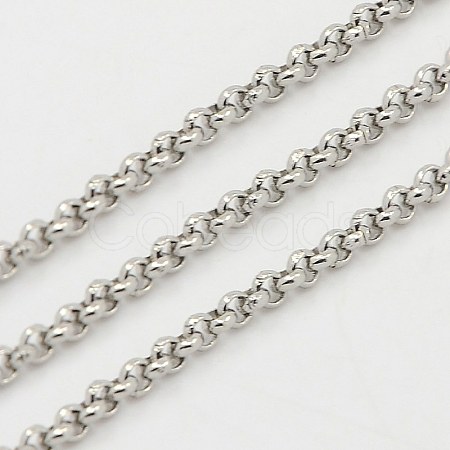 304 Stainless Steel Rolo Chains X-CHS-K001-99C-1