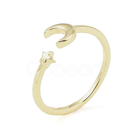 304 Stainless Steel Open Cuff Rings for Women RJEW-H229-02G-04-1
