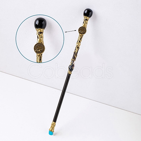 Natural Gemstone Twelve Constellation Magic Wand PW-WG31255-12-1