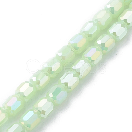 Imitation Jade Glass Beads Strands EGLA-K015-04C-1