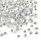 Glass Flat Back Rhinestone, Grade A, Back Plated, Faceted, Half Round, Crystal, SS10, 2.7~2.8mm, 1440pcs/bag