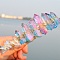 Natural Electroplated Crystal Hair Bands, with Quartz Crystal Chips, Crown Hair Bands, for Women Girls, 270x180x30mm