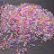 AB Color Plated 3D Nail Art Glass Mini Ball Beads, Tiny Caviar Nail Beads, DIY Nails Art Round Decorations, Flamingo, 0.4~3mm, 720~1000pcs/bag