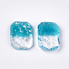 Two Tone Resin Cabochons X-CRES-T014-06I-3