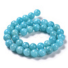 Natural Mashan Jade Round Beads Strands G-D263-10mm-XS28-3