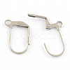 Tarnish Resistant 201 Stainless Steel Leverback Earrings Findings STAS-R064-44-2