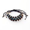 Adjustable Nylon Cord Braided Bead Bracelets Sets BJEW-JB05827-1