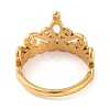 Ion Plating(IP) 304 Stainless Steel Crown Finger Rings for Women RJEW-S414-36B-G-3