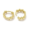 Brass Hoop Earrings EJEW-L211-010F-G-2