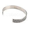 Non-Tarnish 304 Stainless Steel Open Cuff Bangles BJEW-P300-02P-3