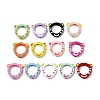 Spray Painted Alloy Spring Gate Rings FIND-M008-03-1