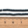 Electroplated Synthetic Non-magnetic Hematite Beads Strands G-L613-G01-01C-4