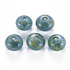 Transparent Handmade Blown Glass Globe Beads GLAA-T012-19C-1
