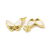 Brass Micro Pave Colorful Cubic Zirconia Charms KK-E068-VF099-3