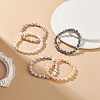 Natural Pearl Beaded Stretch Bracelet for Women BJEW-JB08868-6