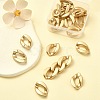 20Pcs Opaque Spray Painted Acrylic Linking Rings OACR-YW0001-53A-5