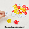 NBEADS 18Pcs 3 Colors Plastic Hummingbird Feeders Replacement Flowers AJEW-NB0002-43-4