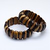 Natural Tiger Eye Beads Stretch Bracelets BJEW-I265-B03-1