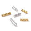 6Pcs 6 Styles Multi-Strand Brass Magnetic Slide Lock Clasps Set KK-FS0001-22-4