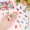 SUNNYCLUE 60Pcs 4 Style Electroplate Glass & Imitation Pearl Acrylic Pendants FIND-SC0004-04-3