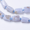 Natural Blue Lace Agate Beads Strands G-F568-173-3
