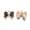 Light Gold Plated Alloy Enamel Pendants PALLOY-TAC0011-16A-2