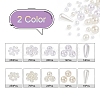 10 Style ABS Plastic & Acrylic Imitation Pearl Beads KY-YW0001-16-2