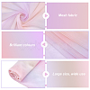 Rainbow Color Polyester Mesh Fabric DIY-WH0504-162B-4