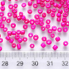 6/0 Baking Paint Glass Round Seed Beads SEED-S036-01C-03-3