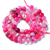 Natural Agate Beads Strands G-N326-98I-2