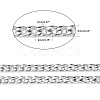 Tarnish Resistant 304 Stainless Steel Cuban Link Chains CHS-G010-02P-2