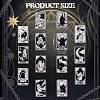 22Pcs 22 Style Tarot Theme Printed Acrylic Pendants MACR-SZ0001-81-2