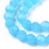 Imitation Jade Glass Beads Stands X-EGLA-A035-J10mm-D04-2