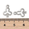 201 Stainless Steel Charms STAS-R135-19P-3