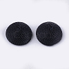 Polyester Thread Fabric Cabochons WOVE-T008-02A-06-2