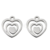 304 Stainless Steel Charms STAS-Q201-T174-5