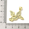 Brass Micro Pave Cubic Zirconia Pendants KK-Z042-18G-01-3