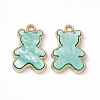 Opaque Resin Pendants PALLOY-P287-07LG-04-2