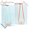 WADORN 2Pcs 2 Colors Acrylic Curban Chain Bag Straps FIND-WR0008-64-4