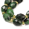 Natural Ruby in Zoisite Beads Strands G-N342-41-4