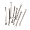 Non-Tarnish 304 Stainless Steel Connector Charms STAS-Q323-06C-P-1