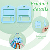 PandaHall Elite 30Pcs Acrylic Spool Floss Bobbins FIND-PH0018-62A-01-4