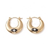 316 Stainless Steel Hoop Earrings EJEW-I282-01B-01G-1